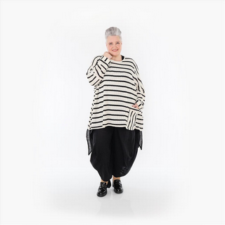 Sommer Big Shirt in A-Form aus feiner Strick Qualität