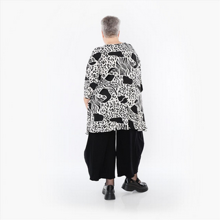 Sommer Big Shirt in Glocken Form aus feiner Slinky Qualität