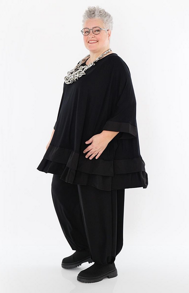 Ganzjahr Big Shirt in A-Form aus feiner Jersey Qualität