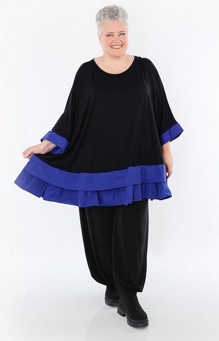 Ganzjahr Big Shirt in A-Form aus feiner Jersey Qualität in verschiedenen Farben