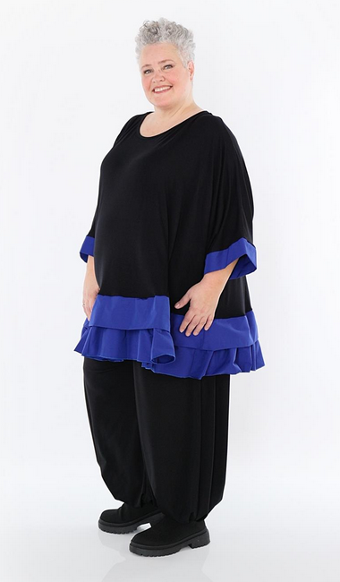 Ganzjahr Big Shirt in A-Form aus feiner Jersey Qualität in verschiedenen Farben