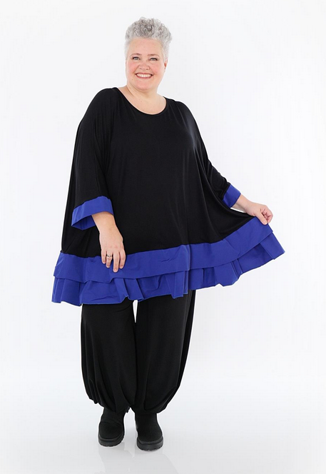 Ganzjahr Big Shirt in A-Form aus feiner Jersey Qualität in verschiedenen Farben