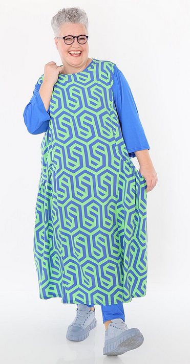 Sommer Tunika in Ballon Form aus feiner Popeline Qualität