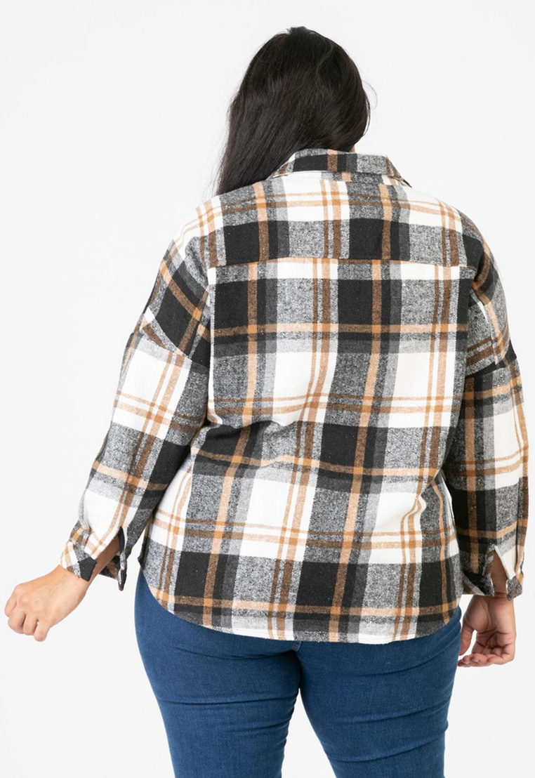 Jacke Flanell Fleece Karo in verschiedenen Farben