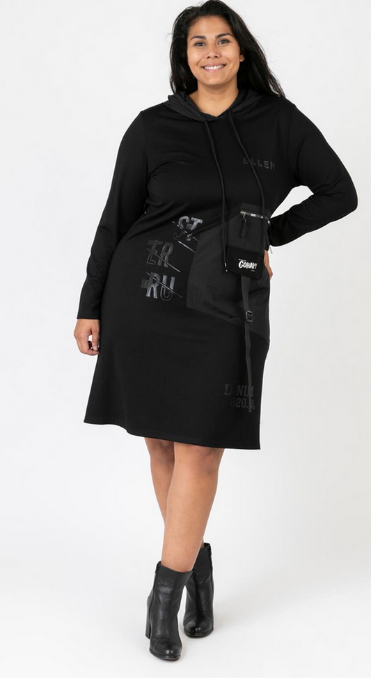 Medi Kleid mit Appliaktionen