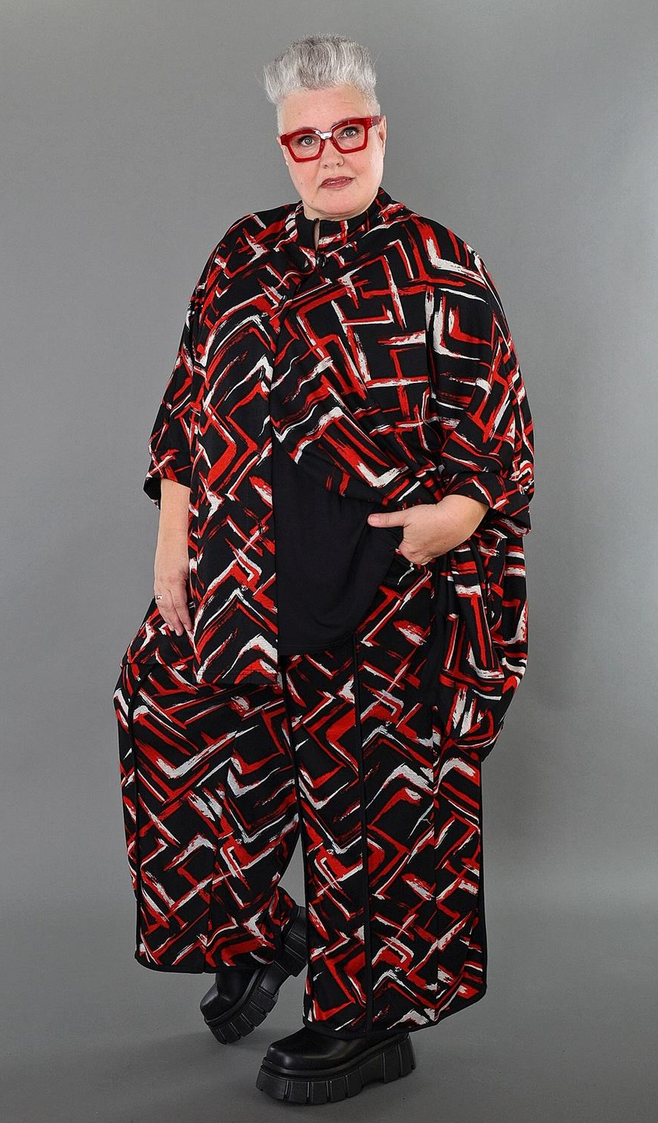 NEU Übergangs Jacke in A-Form aus weicher Jacquard Qualität in 2 Farben