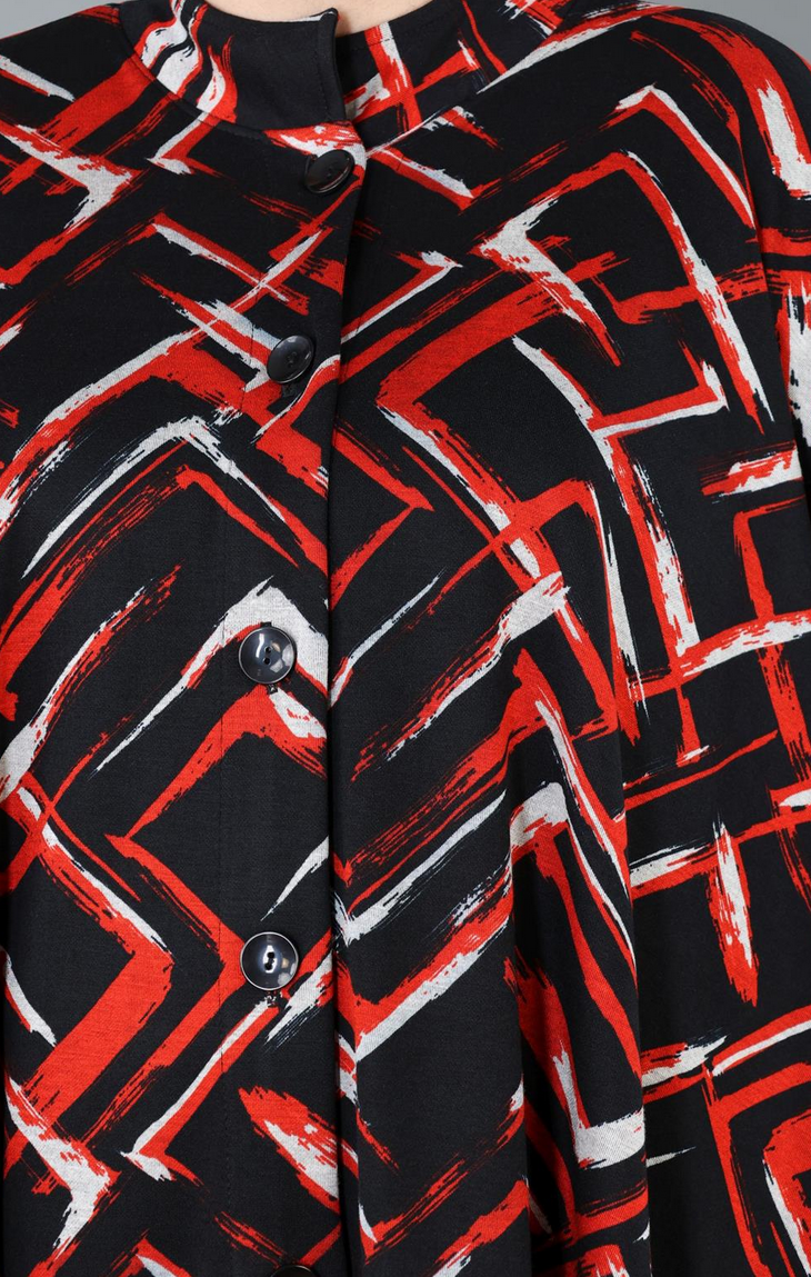 NEU Übergangs Jacke in A-Form aus weicher Jacquard Qualität in 2 Farben