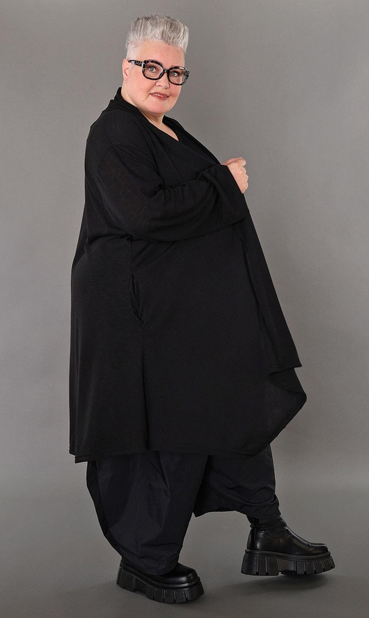 NEU Übergangs Cardigan in A-Form aus weicher Feinstrick Qualität in verschiedenen Farben