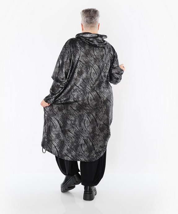 NEU Winter Jacke in gerader Form aus feiner Lederimitat Qualität