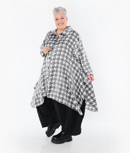 NEU Ganzjahr Bluse in A-Form aus glatter Seiden-Optik Qualität