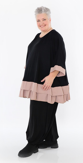 Ganzjahr Big Shirt in A-Form aus feiner Jersey Qualität in verschiedenen Farben