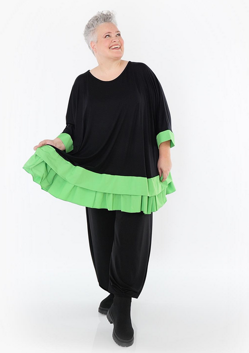 Ganzjahr Big Shirt in A-Form aus feiner Jersey Qualität in verschiedenen Farben