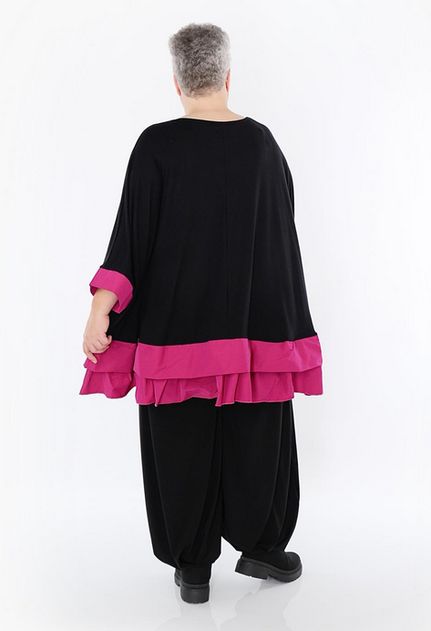 Ganzjahr Big Shirt in A-Form aus feiner Jersey Qualität in verschiedenen Farben