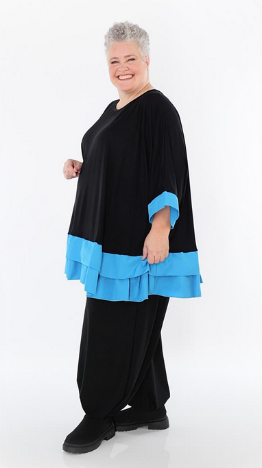 Ganzjahr Big Shirt in A-Form aus feiner Jersey Qualität in verschiedenen Farben