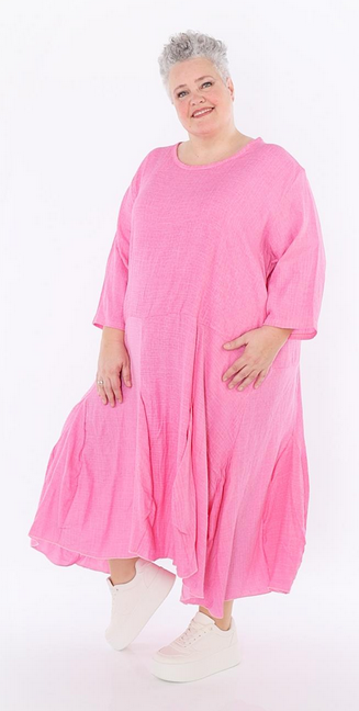 Sommer Kleid in Ballon Form aus weicher Mousseline Qualität in verschiedenen Farben