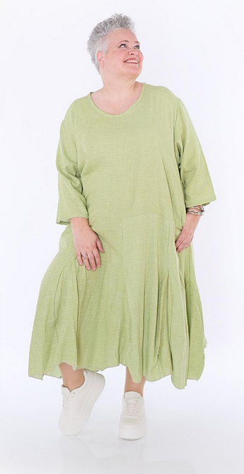 Sommer Kleid in Ballon Form aus weicher Mousseline Qualität in verschiedenen Farben