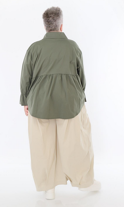 Sommer Hose in Ballon Form aus feiner Popeline Qualität in verschiedenen Farben