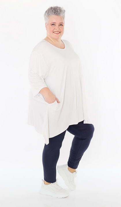 Ganzjahr Leggings in gerader Form aus feiner Jersey Qualität in verschiedenen Farben