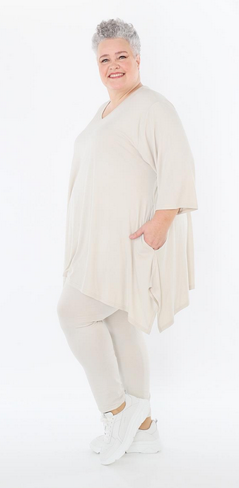 Ganzjahr Leggings in gerader Form aus feiner Jersey Qualität in verschiedenen Farben