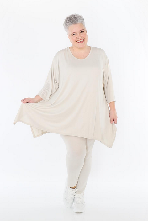 Ganzjahr Leggings in gerader Form aus feiner Jersey Qualität in verschiedenen Farben