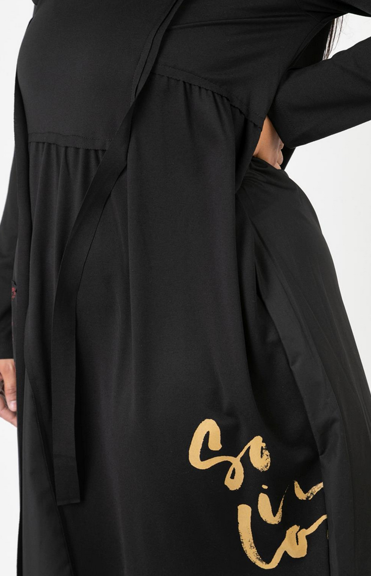 Medi Kleid mit Appliaktionen in 2 Farben