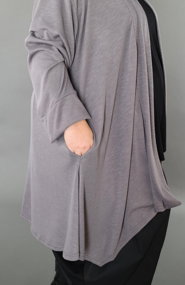 NEU Übergangs Cardigan in A-Form aus weicher Feinstrick Qualität in verschiedenen Farben