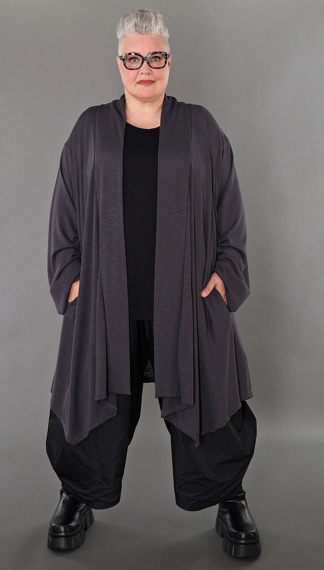 NEU Übergangs Cardigan in A-Form aus weicher Feinstrick Qualität in verschiedenen Farben