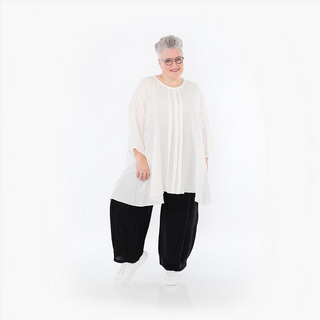 Sommer Big Shirt in A-Form aus leichter Leinen Optik Qualität in verschiedenen Farben