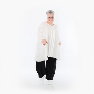 Sommer Big Shirt in A-Form aus leichter Leinen Optik Qualität in verschiedenen Farben
