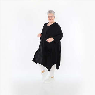 Sommer Big Shirt in A-Form aus feiner Jersey Qualitätin