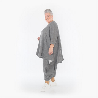 Sommer Big Shirt in A-Form aus feiner Mousseline Qualität