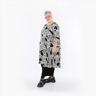 Sommer Big Shirt in Glocken Form aus feiner Slinky Qualität