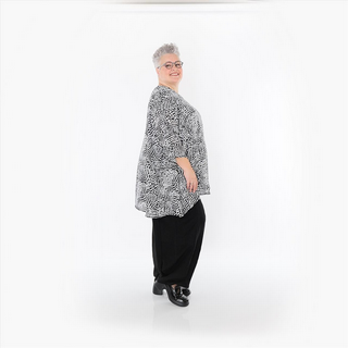Sommer Big Shirt in A-Form aus leichter Chiffon Qualität