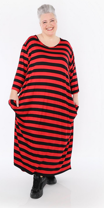 Sommer Kleid in Ballon Form aus stretcher Jersey Qualität