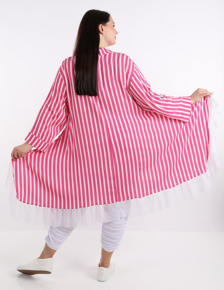 Sommer Jacke in A-Form aus leichter Krepp Qualität