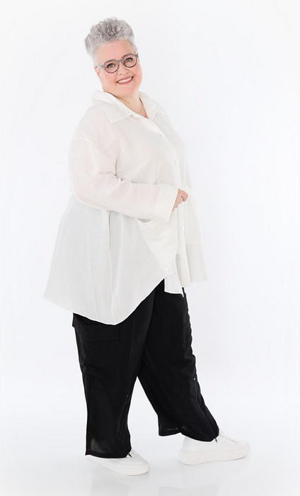 Sommer Jacke in A-Form aus leichter Leinen Optik Qualität in verschiedenen Farben