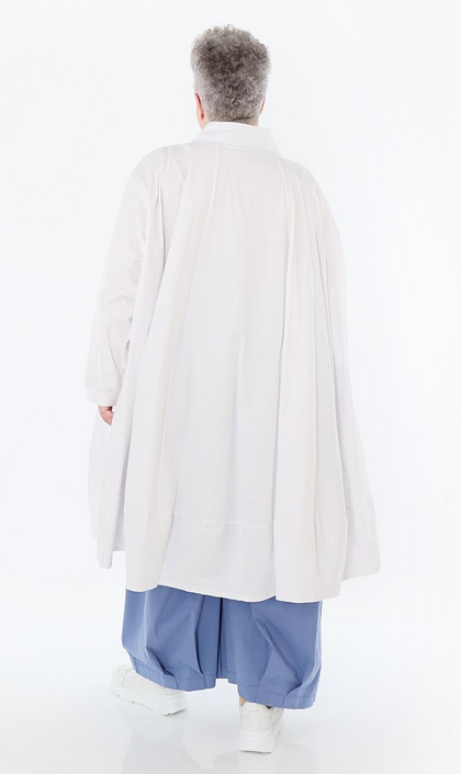 Sommer Jacke in A-Form aus feiner Popeline Qualität