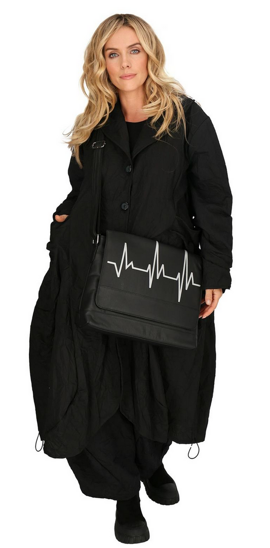 Winter Umhängetasche in gerader Form aus feiner Leder Qualität