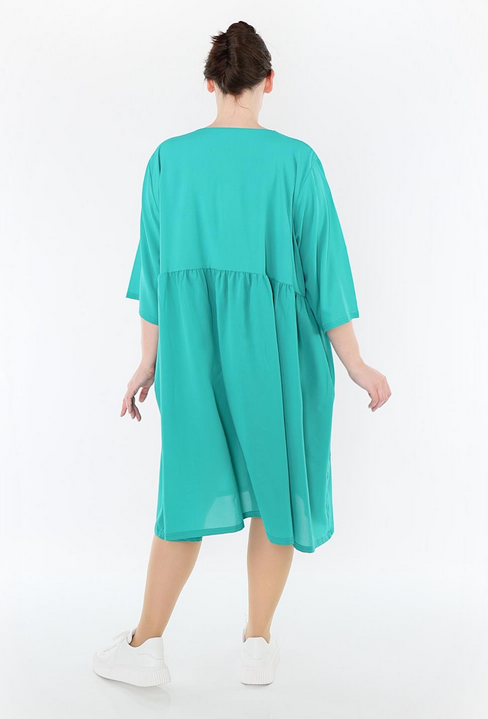 Sommer Kleid in A-Form Form aus luftiger Chiffon Qualität in verschiedenen Farben