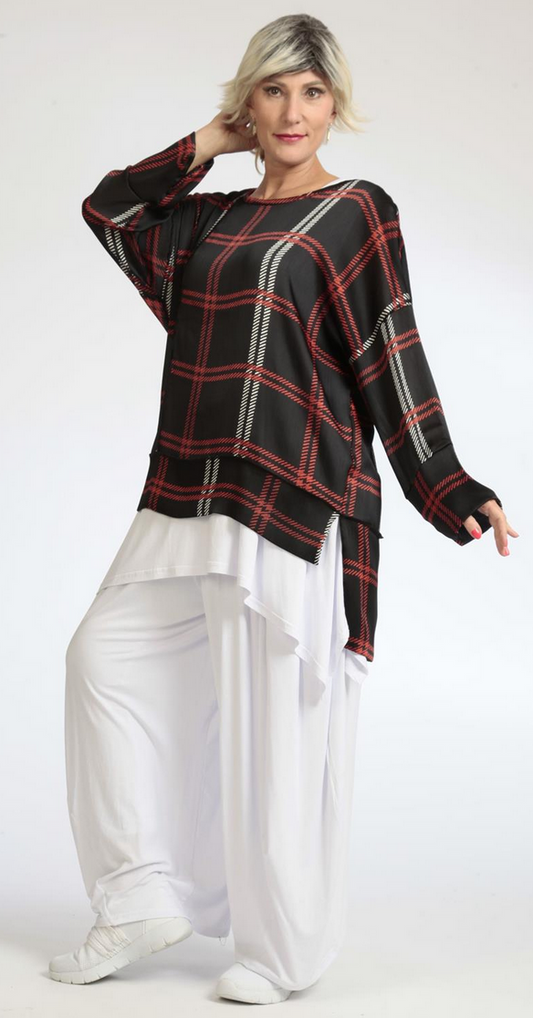 Sommer Shirt in gerader Form aus luftiger Chiffon Qualität