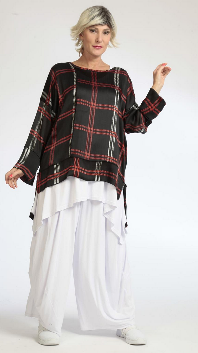 Sommer Shirt in gerader Form aus luftiger Chiffon Qualität