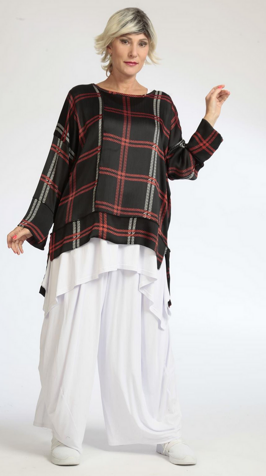 Sommer Shirt in gerader Form aus luftiger Chiffon Qualität