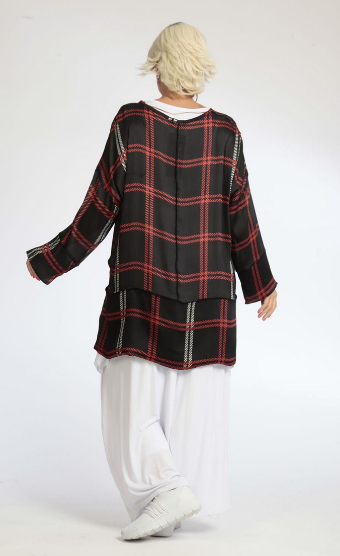Sommer Shirt in gerader Form aus luftiger Chiffon Qualität