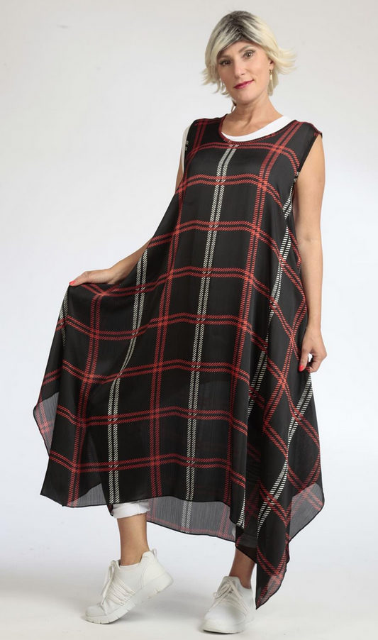 Sommer Tunika in A-Form aus luftiger Chiffon Qualität