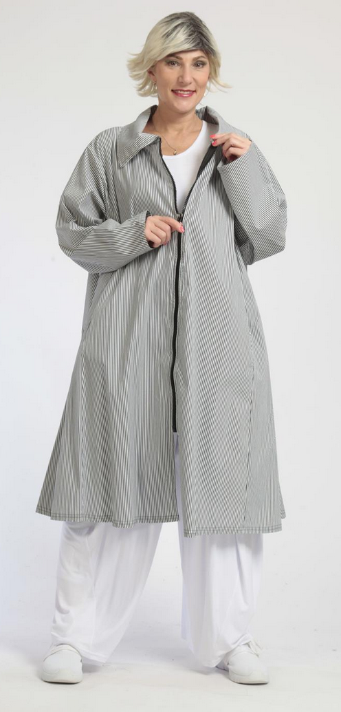 Alltags Bluse in A-Form aus feiner Popeline Qualität