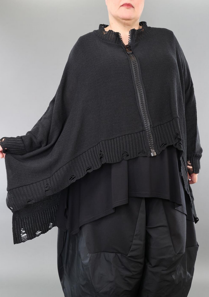 Ganzjahr Jacke in A-Form aus weicher Strick Qualität