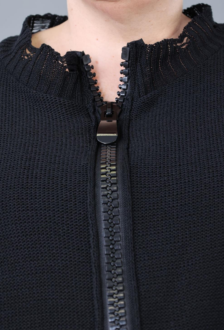 Ganzjahr Jacke in A-Form aus weicher Strick Qualität