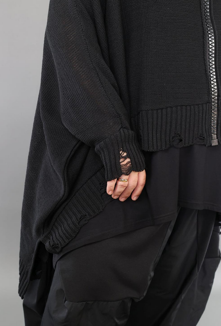 Ganzjahr Jacke in A-Form aus weicher Strick Qualität