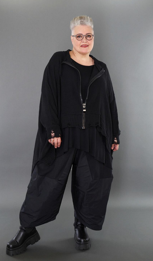 Ganzjahr Jacke in A-Form aus weicher Strick Qualität