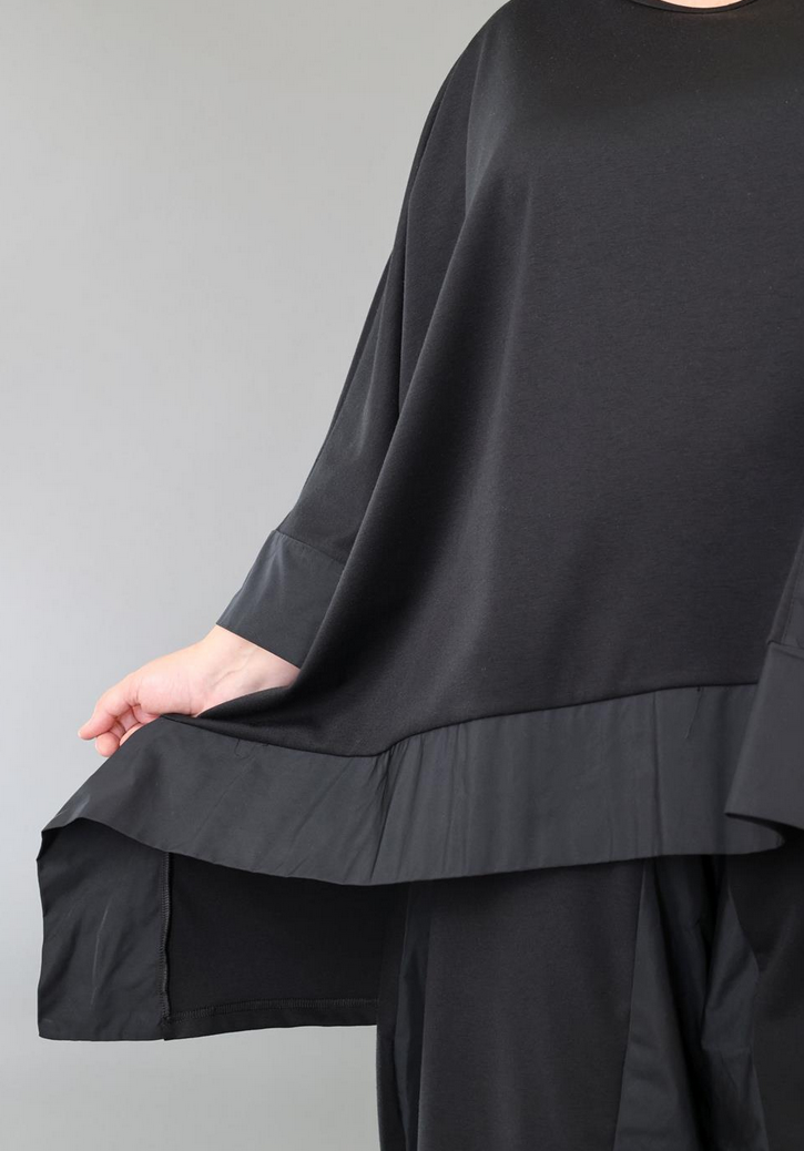 Ganzjahr Big Shirt in A-Form aus feiner Jacquard Qualität